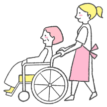 車いす介護